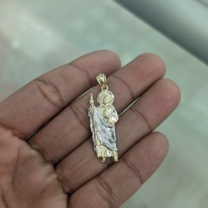 10kt Real Gold Saint Jude Pendant